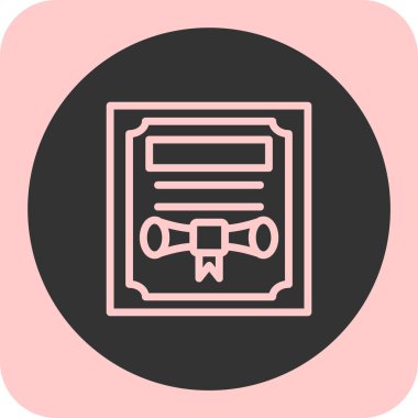 Modern simgenin vektör illüstrasyonu