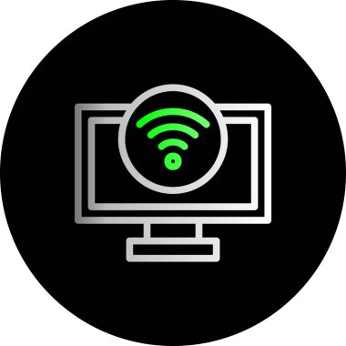 internet wifi simgesi vektörü