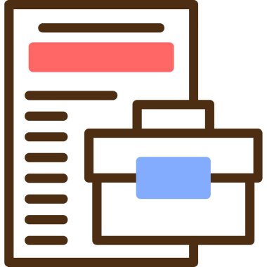 Dosya. Web simgesi basit illüstrasyon