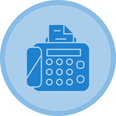 Hesap makinesi simgesinin vektör illüstrasyonu