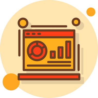 seo modern simgesinin vektör illüstrasyonu