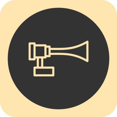 vektör hoparlörü simgesi düz illüstrasyon