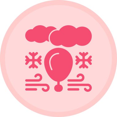 Kar tanesi. Web simgesi basit illüstrasyon