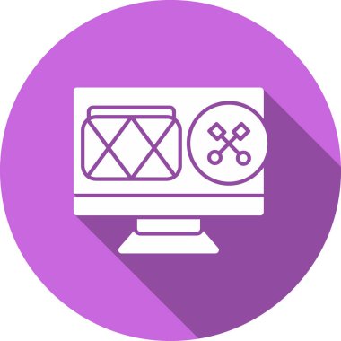 bilgisayar simgesi, vektör illüstrasyonu