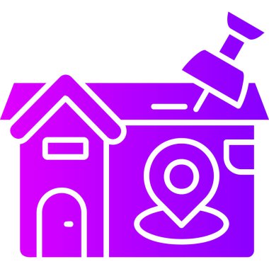 ev konumu simgesi ana hat biçiminde