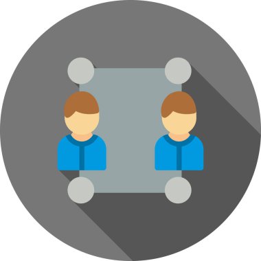 Modern simgenin vektör illüstrasyonu