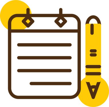 Belge. Web simgesi basit illüstrasyon