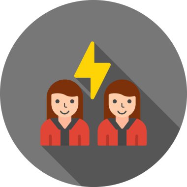 insanlar simge tasarımı, vektör illüstrasyonu 10 grafik