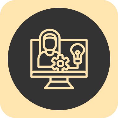 seo modern simgesinin vektör illüstrasyonu