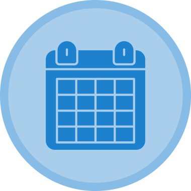 Takvim simgesi vektör illüstrasyonu