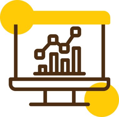 analitik simge vektör illüstrasyonu
