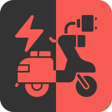 elektrik motor simgesi, vektör çizimi