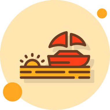 Çizgi film arkaplanının vektör çizimi