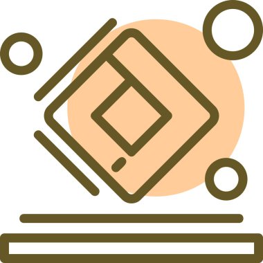 çip simgesi, vektör illüstrasyonu