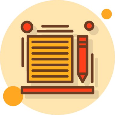 Bir okul simgesinin vektör illüstrasyonu