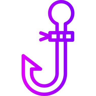 hook simgesi modern vektör illüstrasyonu