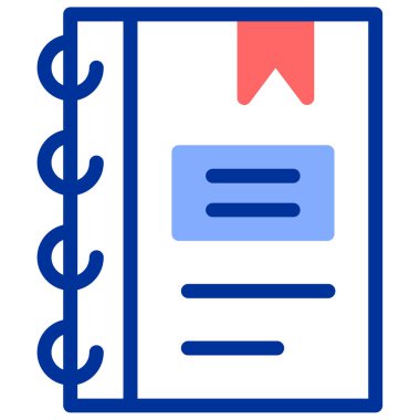 Belge. Web simgesi basit illüstrasyon