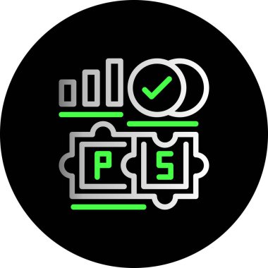 Projeniz için vektör lcd simgesi