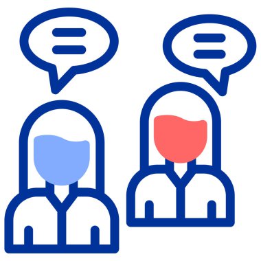 insanlar simge vektör illüstrasyonu