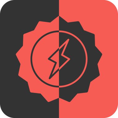 yıldırım cıvata kutsal kişilerin resmi, vektör çizim