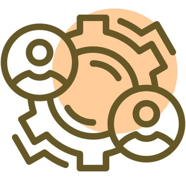 beyin ikonu vektör illüstrasyonu