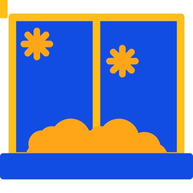 Bir çiçeğin vektör illüstrasyonu