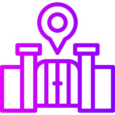 gps konum haritası simgesi