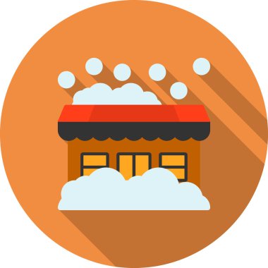 Düz stil Japon suşi ikonu.