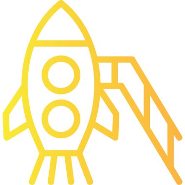 roket web simgesi basit tasarım