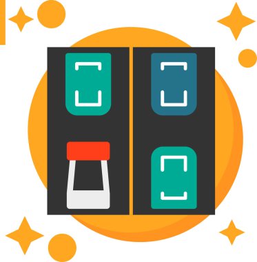 Tek izole gaz ikonunun vektör illüstrasyonu