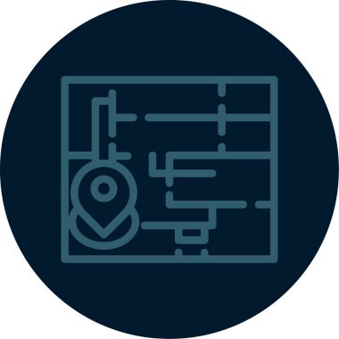 seo modern simgesinin vektör illüstrasyonu