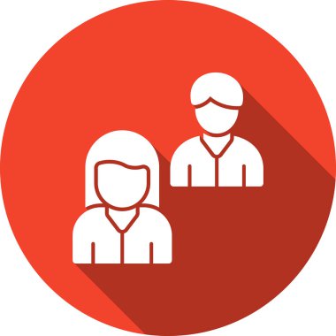 İnsan simgesinin vektör illüstrasyonu