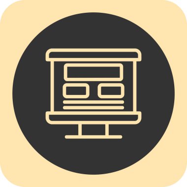 seo modern simgesinin vektör illüstrasyonu