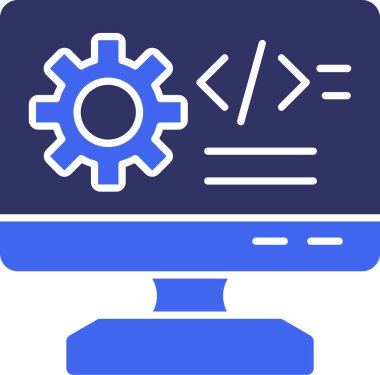 Kodlama geliştirme web simgesi