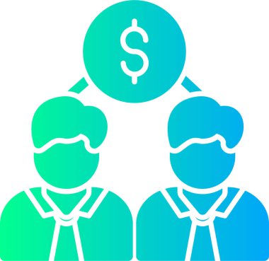 Dolar. Web simgesi basit illüstrasyon