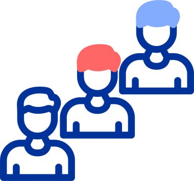 insanlar simge vektör illüstrasyonu