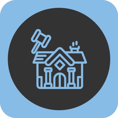 ev simgesi soyut arka grupta izole edildi