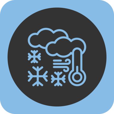 Soyut arkaplanda izole edilmiş termometre simgesi