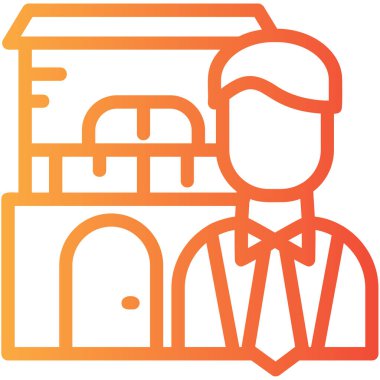 yapı inşaat simgesi ana hatları biçiminde