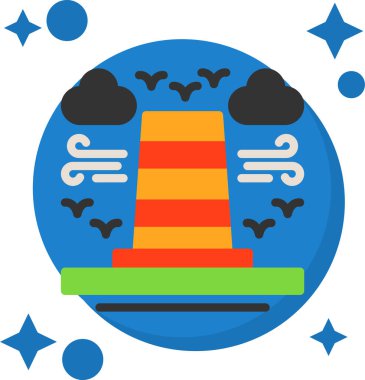 Çin Yeni Yıl düz ikonu, düz çizim, tasarım ve mutlu Çince tabelası