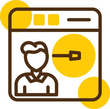 seo modern simgesinin vektör illüstrasyonu