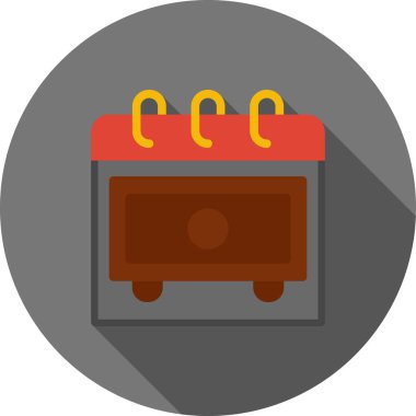 Tek bir simgenin vektör illüstrasyonu