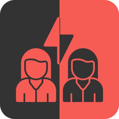 iş adamları simgesi düz tasarım