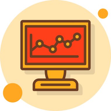 iş grafiği vektör illüstrasyonu