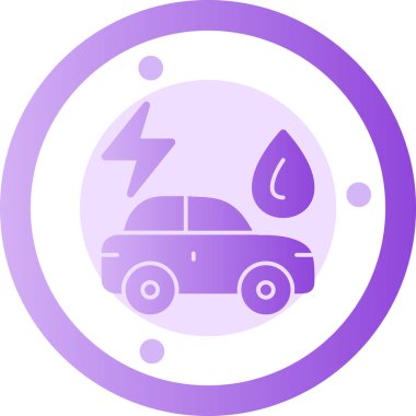 Modern bir arabanın vektör çizimi