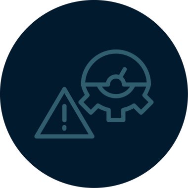 vektör Uyarı simgesi illüstrasyonu