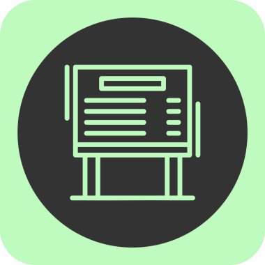 bilgisayar izleyici vektör simgesi