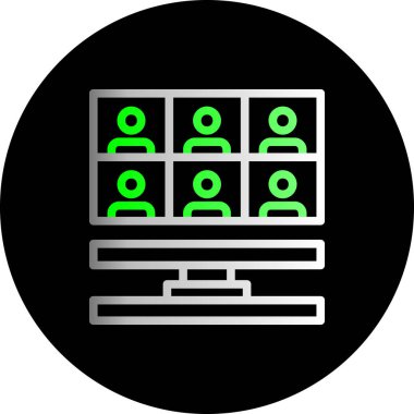 Somut biçimde konferans toplantı simgesi