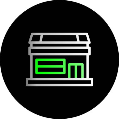 Bir kahve simgesinin vektör çizimi