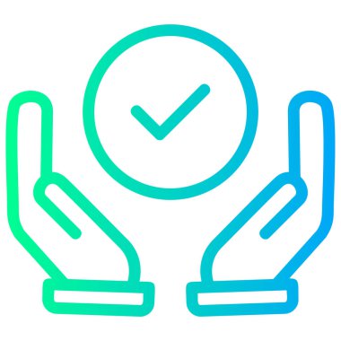 işaret simgesini işaretle, vektör illüstrasyonu